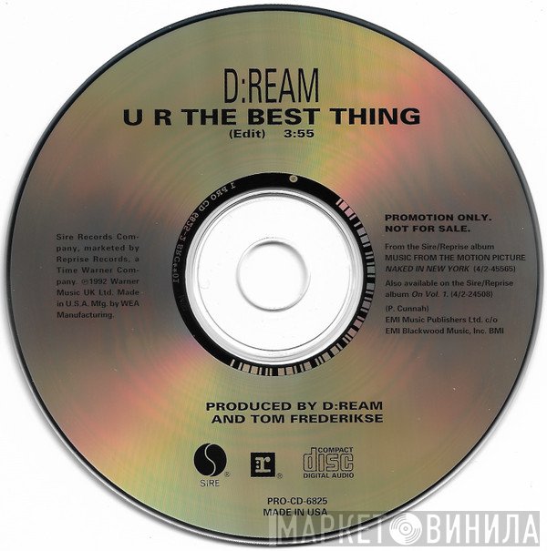 D:Ream  - U R The Best Thing