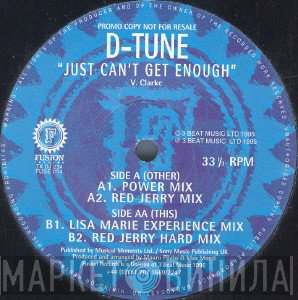 D-Tune  - Just Can't Get Enough