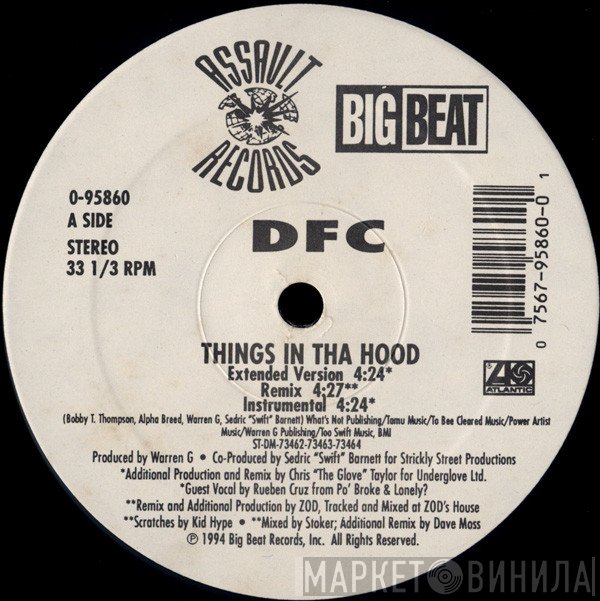 DFC  - Things In Tha Hood / Pass The Hooter