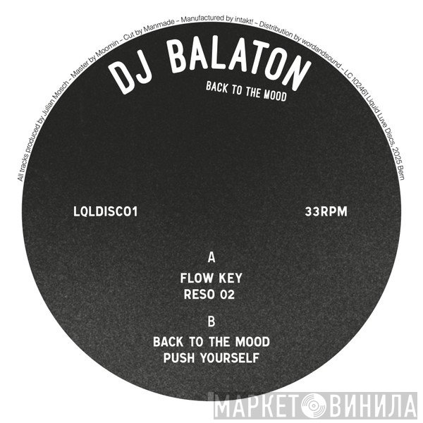 DJ Balaton - Back To The Mood