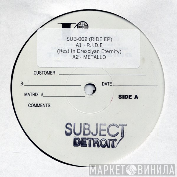 DJ Bone  - Ride EP
