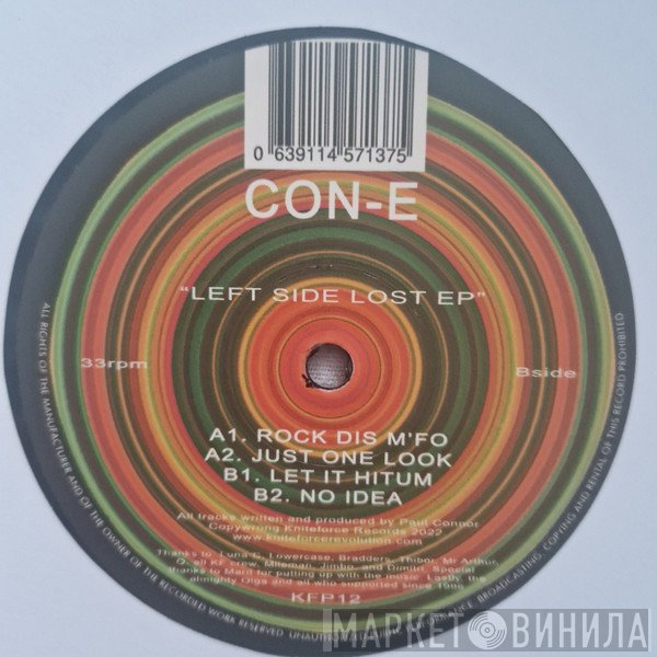 DJ CON-E - Left Side Lost EP