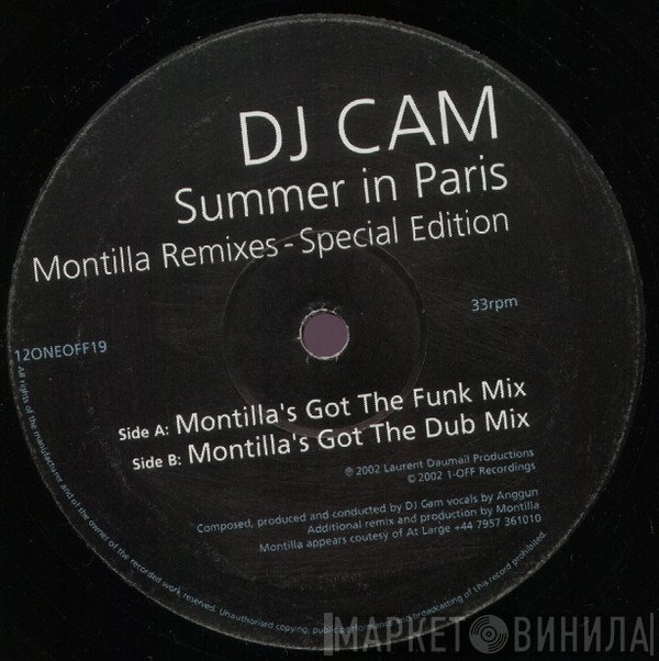 DJ Cam - Summer In Paris (Montilla Remixes - Special Edition)