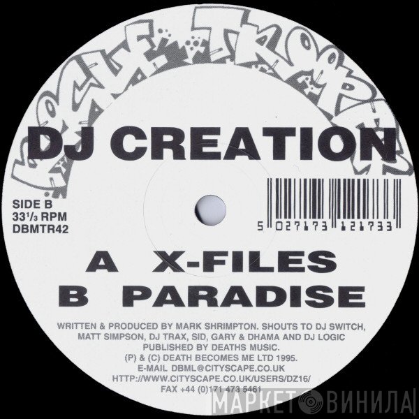 DJ Creation - X-Files / Paradise