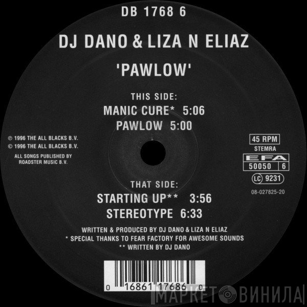 DJ Dano & Liza 'N' Eliaz  - Pawlow