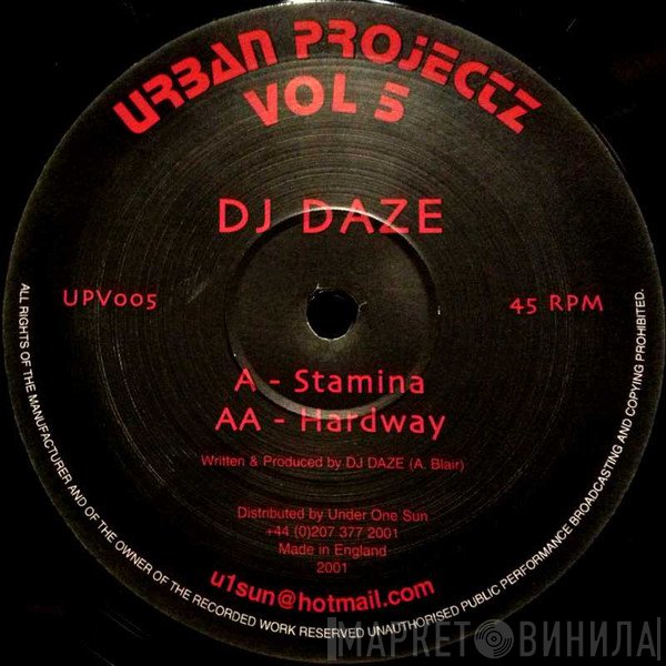 DJ Daze - Stamina / Hardway