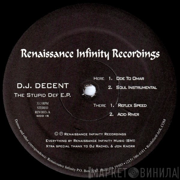 DJ Decent - The Stupid Def E.P.