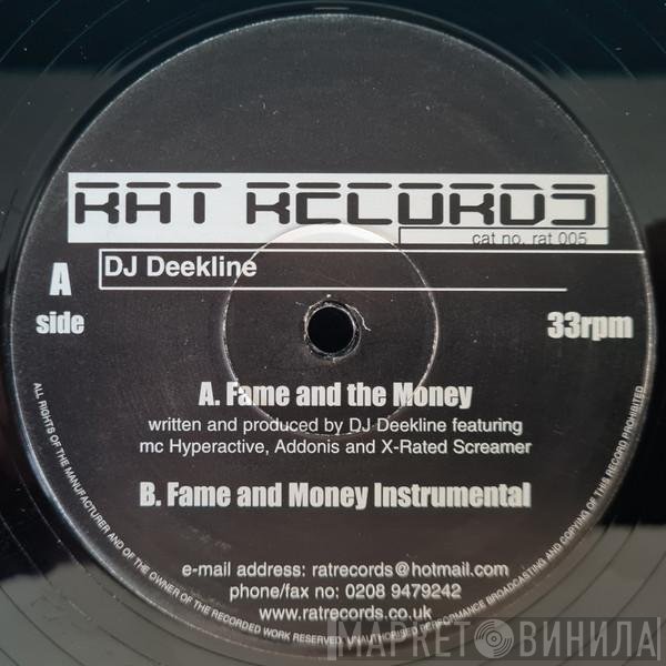 DJ Dee Kline - Fame And The Money