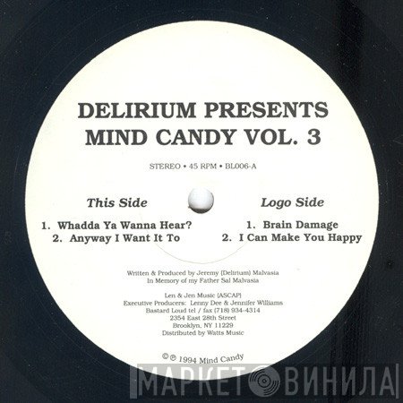 DJ Delirium Presents Mind Candy  - Vol. 3