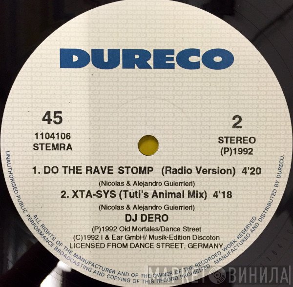 DJ Dero  - Do The Rave Stomp