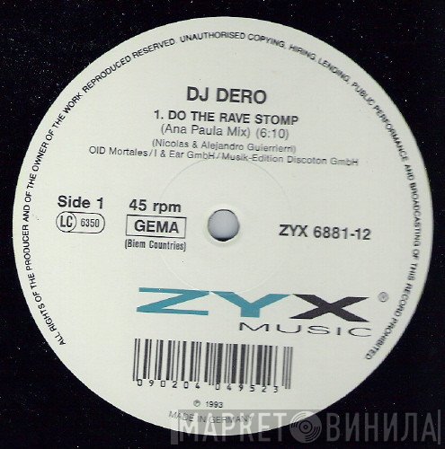 DJ Dero  - Do The Rave Stomp