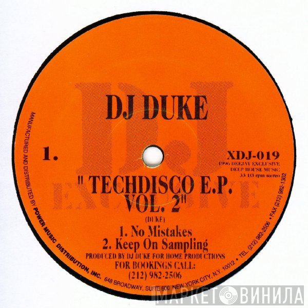 DJ Duke - Techdisco E.P. Vol. 2