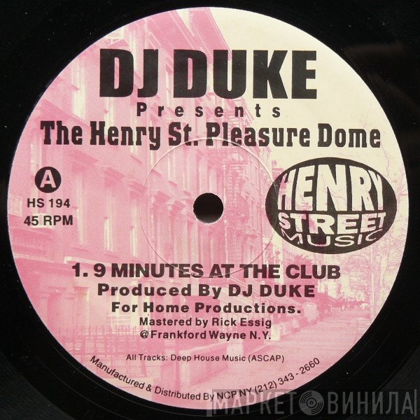 DJ Duke - The Henry St. Pleasure Dome