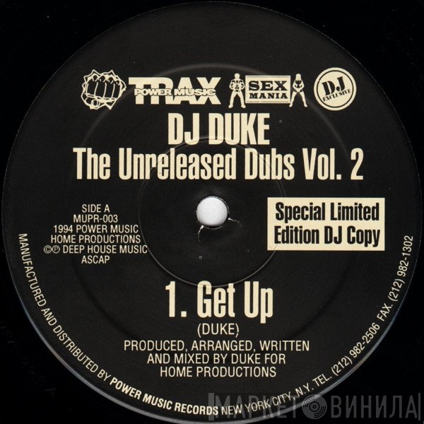 DJ Duke - The Unreleased Dubs Vol. 2
