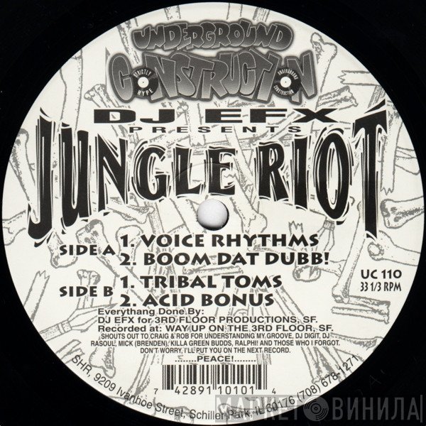 DJ EFX - Jungle Riot