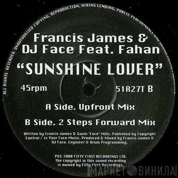 DJ Face, Frances James, Fahan - Sunshine Lover