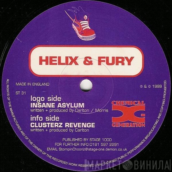 DJ Fury, Helix - Insane Asylum / Clusterz Revenge