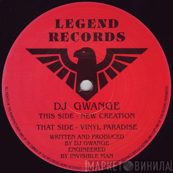 DJ Gwange - New Creation / Vinyl Paradise