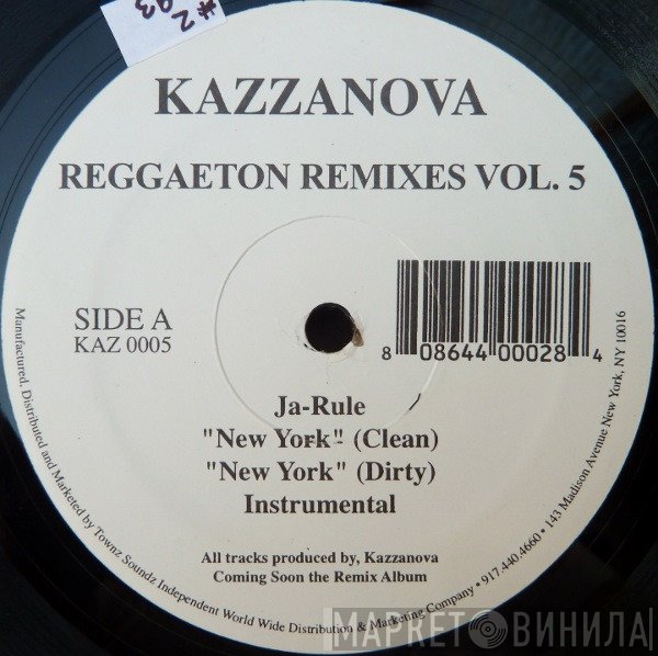 DJ Kazzanova - Reggaeton Remixes Vol. 5