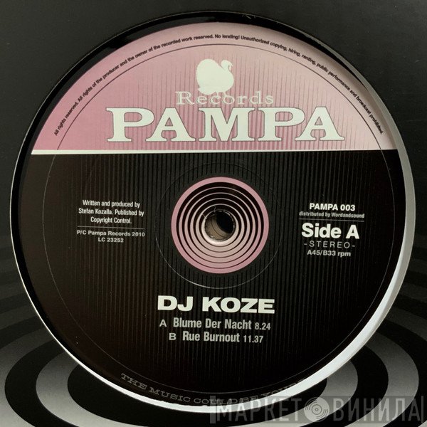 DJ Koze - Blume Der Nacht / Rue Burnout
