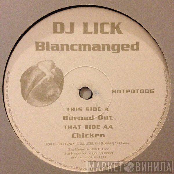 DJ Lick - Blancmanged
