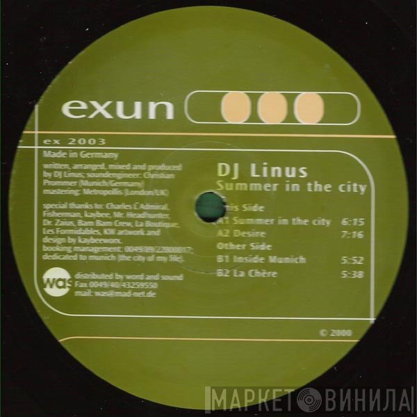 DJ Linus  - Summer In The City