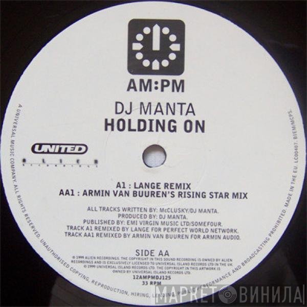 DJ Manta - Holding On