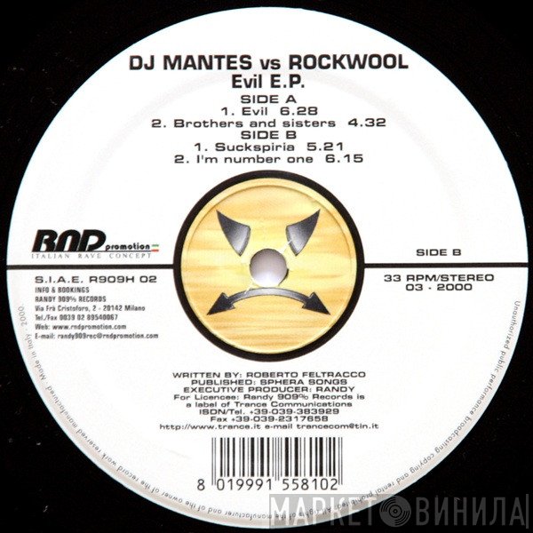 DJ Mantes, Rockwool - Evil E.P.