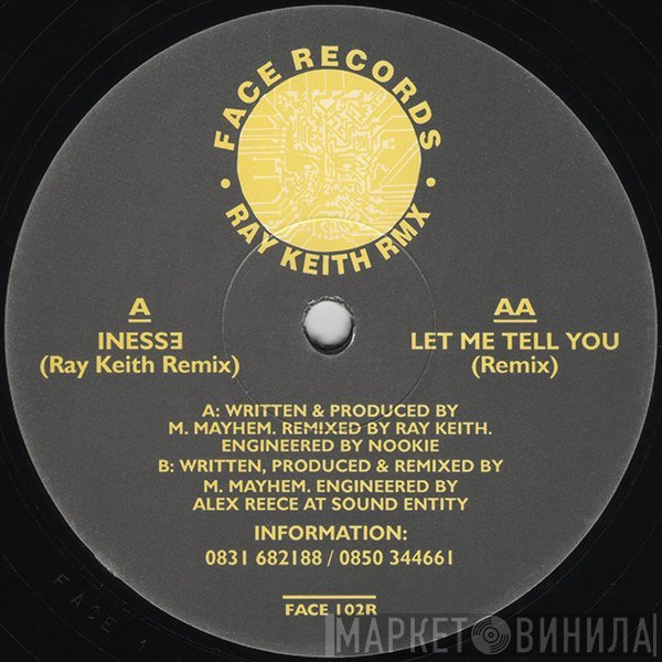 DJ Mayhem  - Inesse / Let Me Tell You (Remixes)