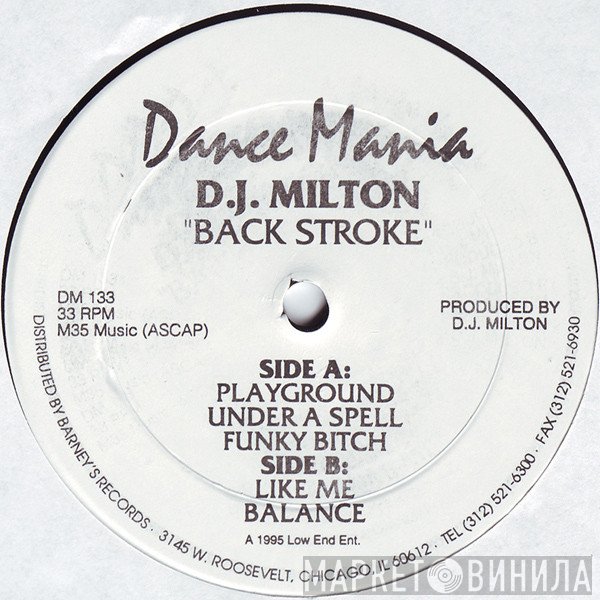 DJ Milton  - Back Stroke