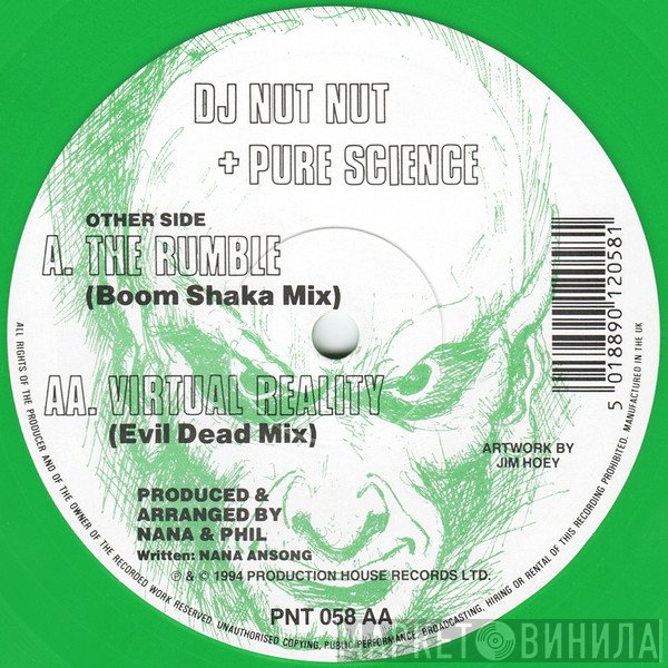 DJ Nut Nut + Pure Science  - The Rumble / Virtual Reality