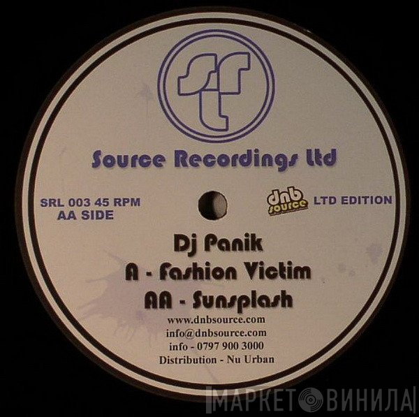 DJ Panik  - Fashion Victim / Sunsplash