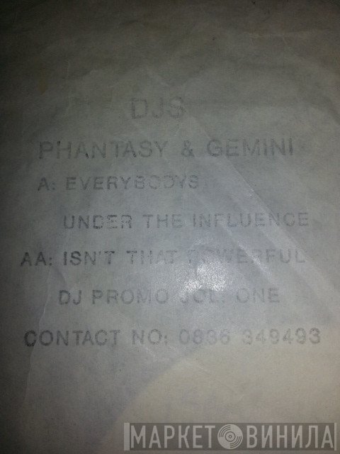 DJ Phantasy & DJ Gemini - Everybodys Under The Influence / Isn't That Powerful