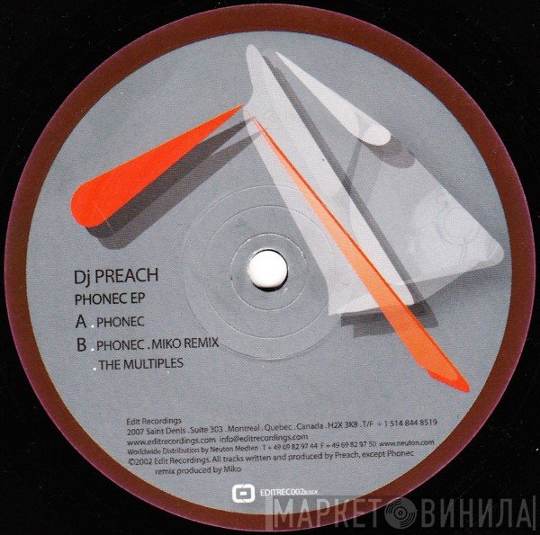 DJ Preach  - Phonec EP
