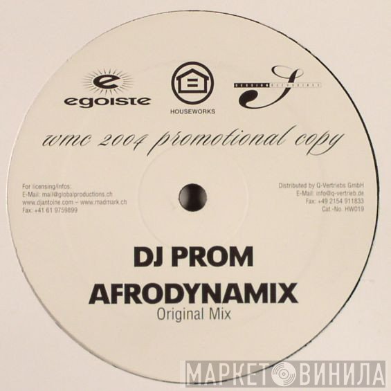DJ Prom, DJ Antoine vs. Mad Mark, Cyndi Lauper - Afrodynamix / Disco Inferno