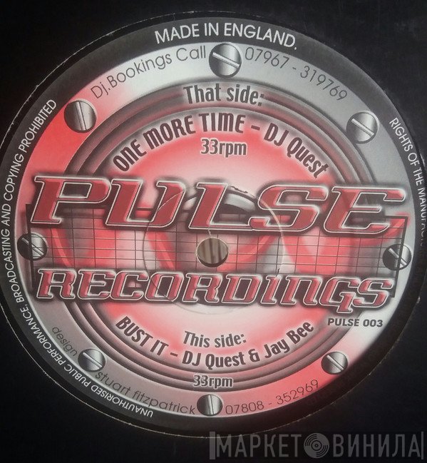 DJ Quest & Jay Bee  - One More Time / Bust It
