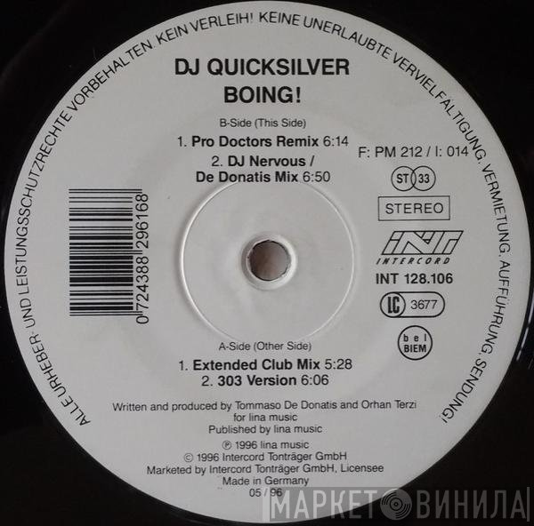 DJ Quicksilver  - Boing!