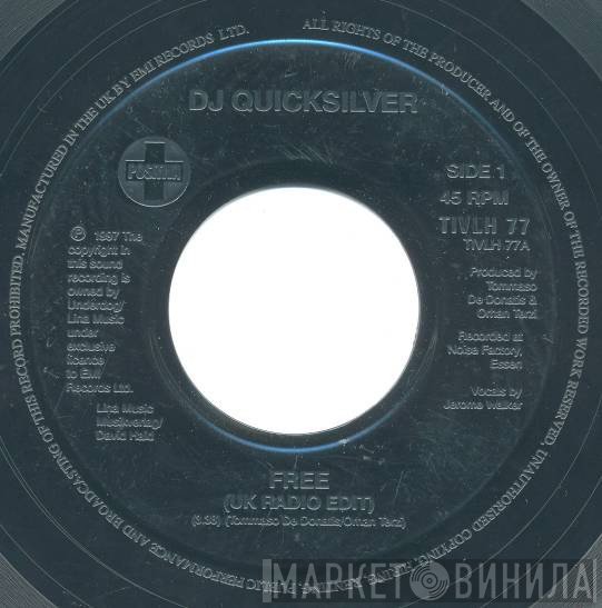 DJ Quicksilver - Free / Bellissima