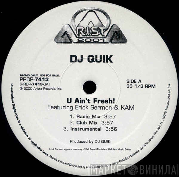DJ Quik - U Ain't Fresh! / Speak On It