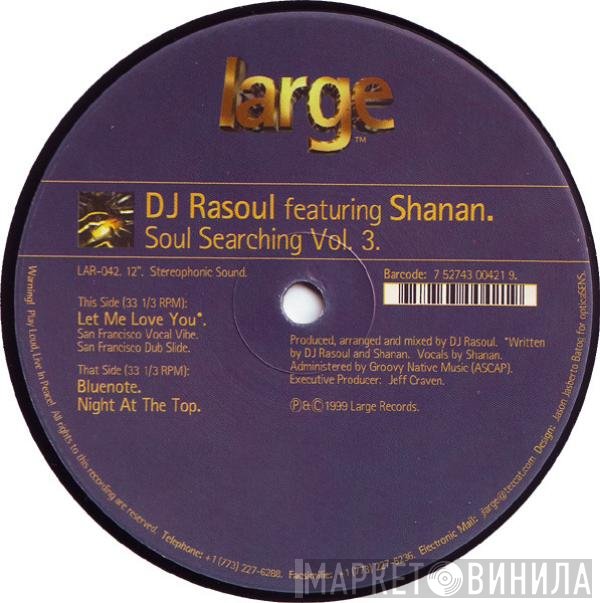 DJ Rasoul, Shanan - Soul Searching Vol. 3