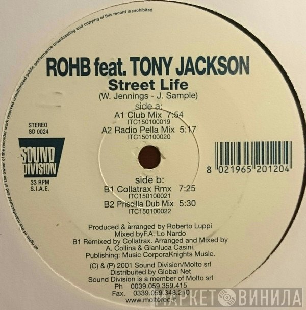 DJ Robby Ruini Feat. Tony Jackson  - Street Life
