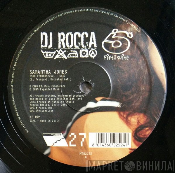 DJ Rocca & Fifth Suite - Samantha Jones / Disco Mike