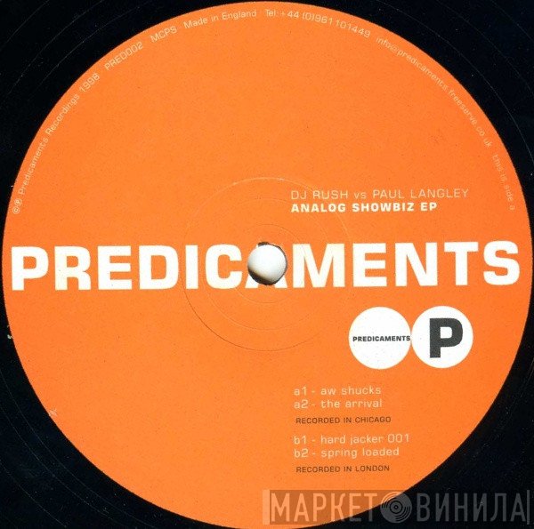DJ Rush, Paul Langley - Analog Showbiz EP