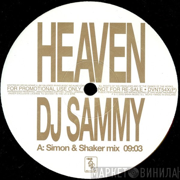 DJ Sammy & Yanou  - Heaven