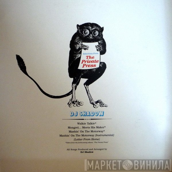 DJ Shadow  - Selections From The Private Press
