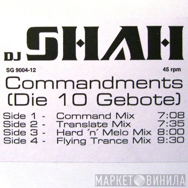 DJ Shah  - Commandments (Die 10 Gebote)