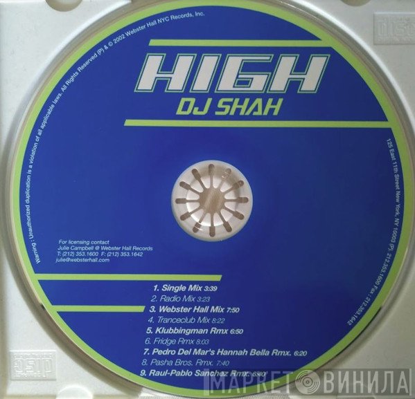 DJ Shah  - High