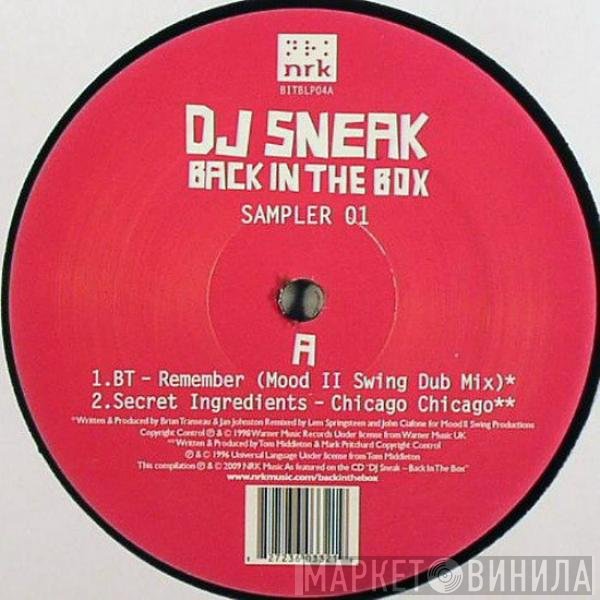 DJ Sneak  - Back In The Box (Sampler 01)