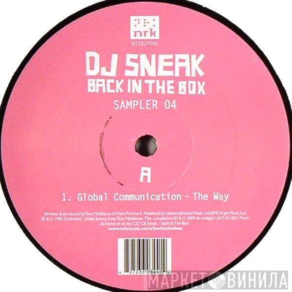 DJ Sneak - Back In The Box (Sampler 04)