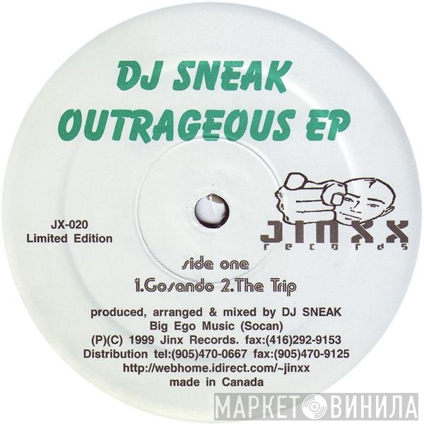 DJ Sneak - Outrageous EP